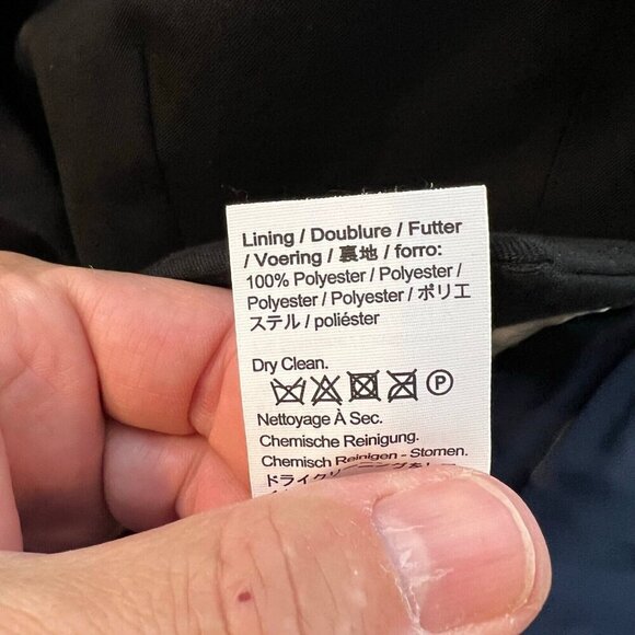 J.Crew $248 Petite Devon Blazer Bi-Stretch Cotton Blend Black Size P00 BP413 - Picture 7 of 9